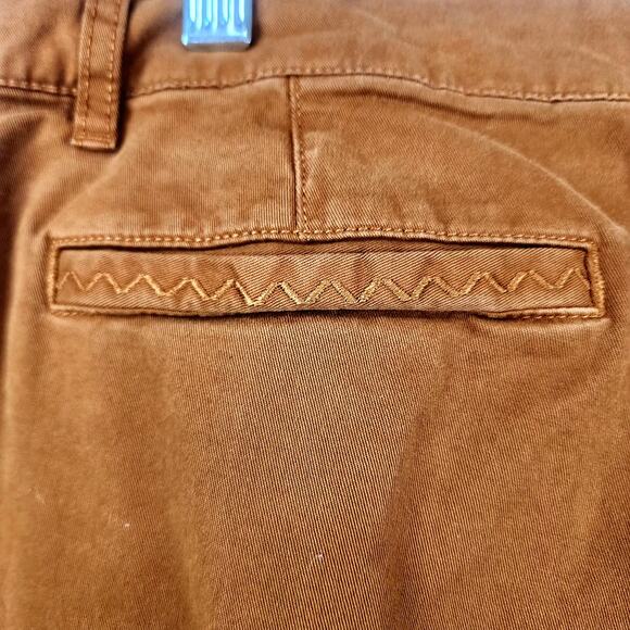 Garnet Hill Cropped Jeans Womens 12 Organic Cotton normcore corpcore office - Picture 5 of 12